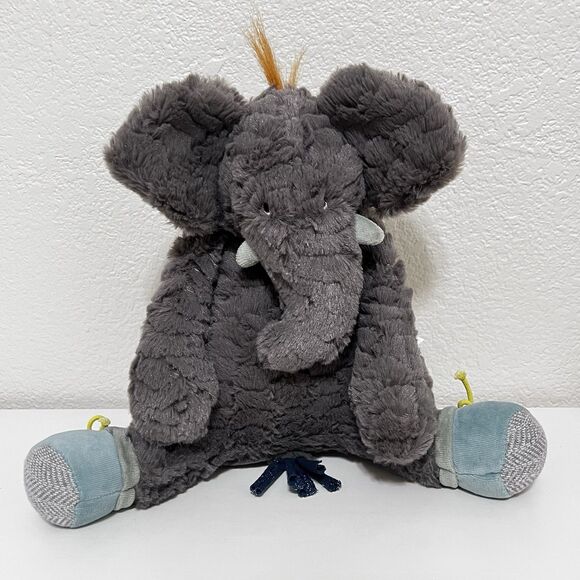 Moulin Roty Le Roly Moulin Bazar Bo the Gray Elephant Plush 10" - Picture 1 of 14